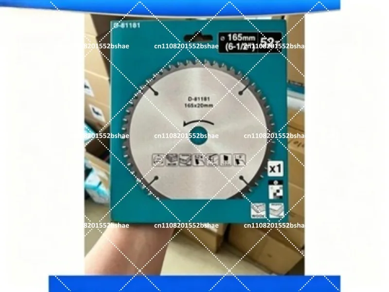 165mm Alloy Circular Saw Blade, 40T Carbide Tipped for Wood Cutting, Universal Fit for Electric Saw Tools