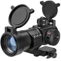 1x30mm Red Green Dot Sight With Cantilever Mount Tactical Rifle Scopes Optics Scopes Accessories for 20mm Rail Mounted