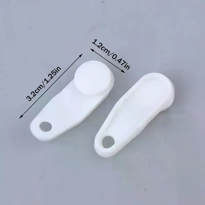 50 قطعة من مشابك مسار الستائر البلاستيكية سهلة الاستخدام، خطافات مسار الستارة البيضاء المتينة، خطافات الستائر متعددة الوظائف لغرفة النوم #6