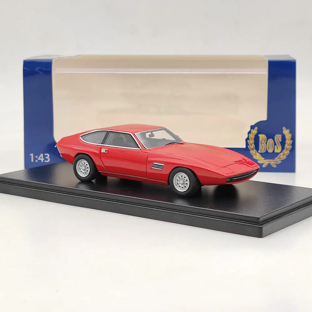 BOS 1:43 para lndra Coupe, modelo de resina roja, colección limitada de coches, lndra Coupe 1971