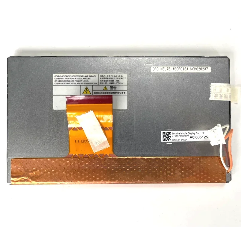 LCD Screen Display Panel LT065CA45300 For MERCEDES BENZ NTG2.5 NAVIGATION COMAND MONITOR W204 W211 Repair Parts GPS Video