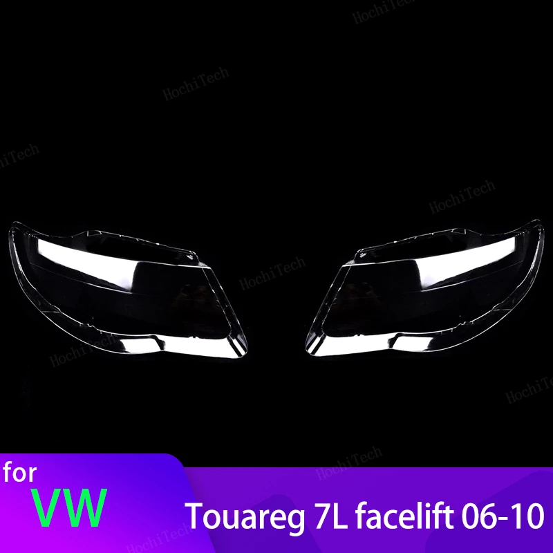 Reflektory przednie osłona do Volkswagen VW Touareg 7L facelifting 2006-10 przezroczysta obudowa przednich reflektorów szklana osłona lampy