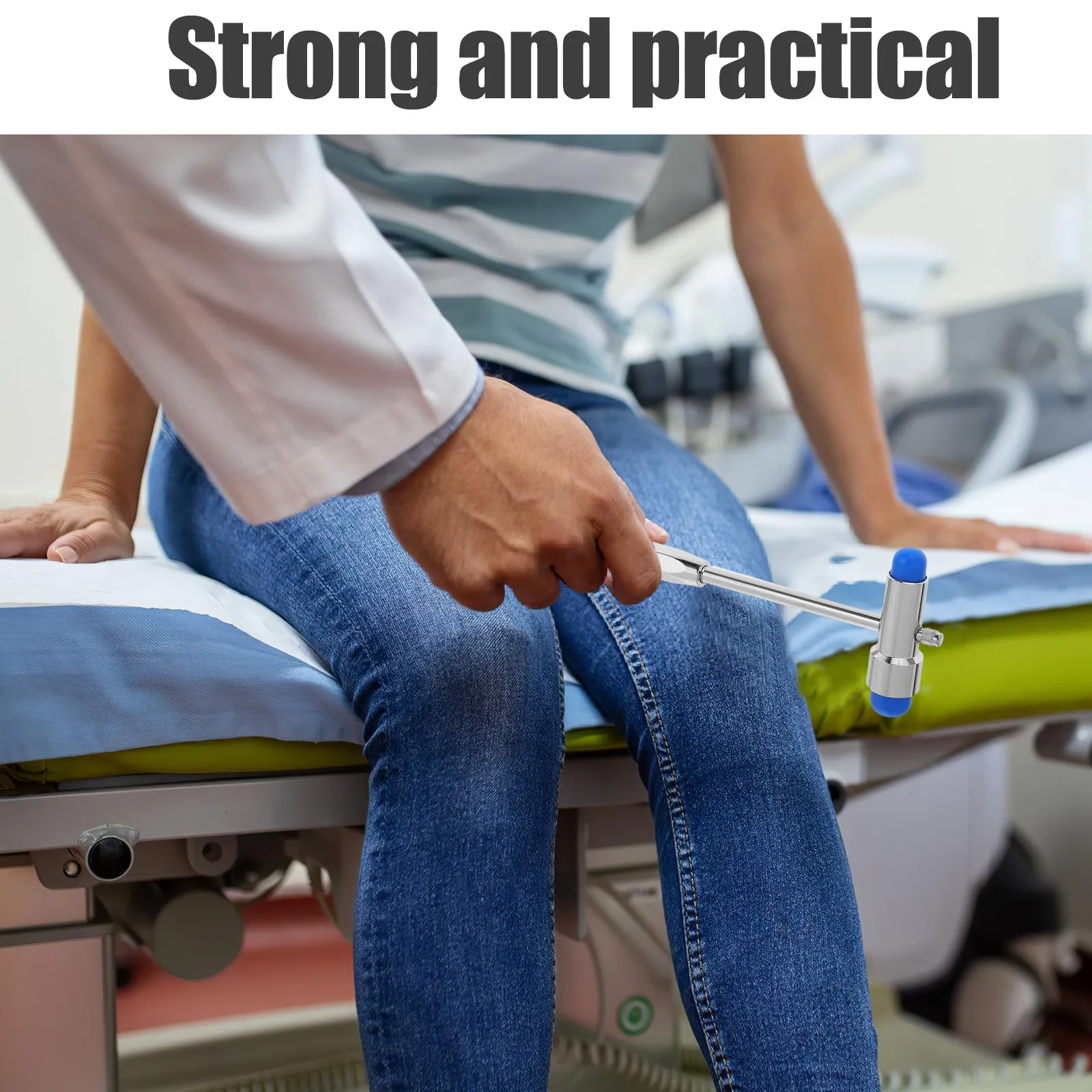 

1Set Multifunctional Neurological Hammer Set Precision Percussion Feedback Portable Clinic Percussion Tools for Student Doctor