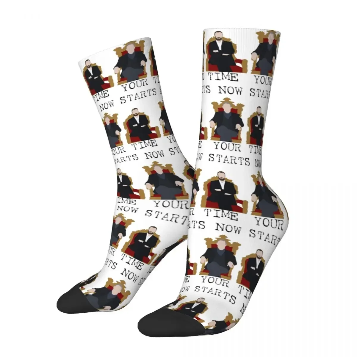 Your Time Starts Now. Taskmaster Socks Harajuku High Quality Stockings All Season Long Socks Accessories for  Birthday Present