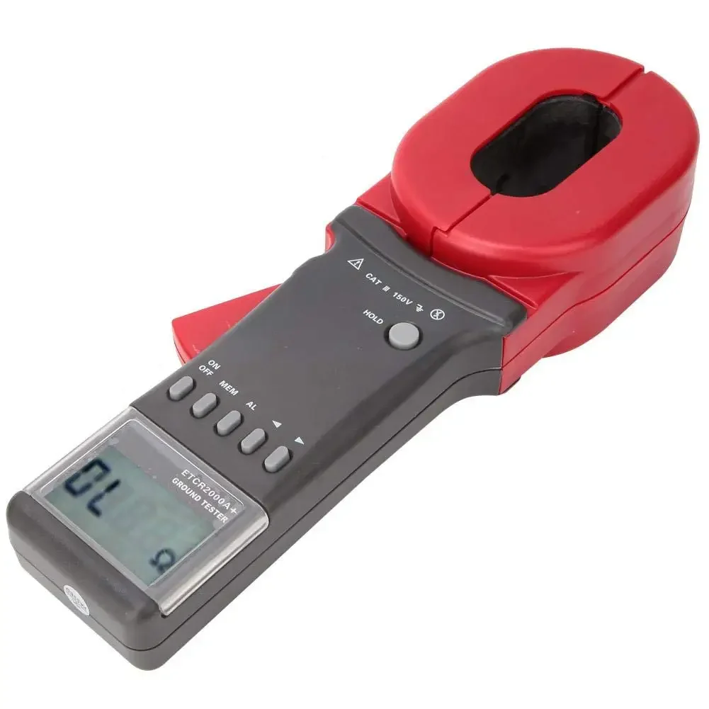 Clamp Meter ETCR2000A+ Digital Clamp On Ground Earth Resistance Tester Meter 0.01-200 ohm 99 Sets