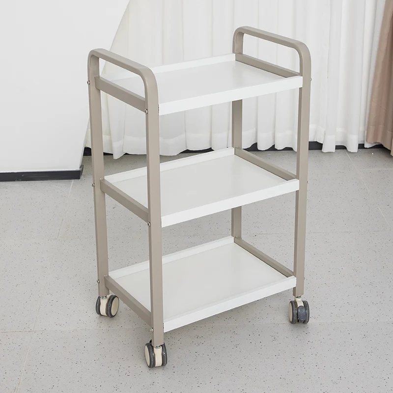 Beauty Salon Trolley Hairdressing Furniture Cosmetic Auxiliary Cart Aesthetics Serving Carrello Estetista Multi-purpose Wheels