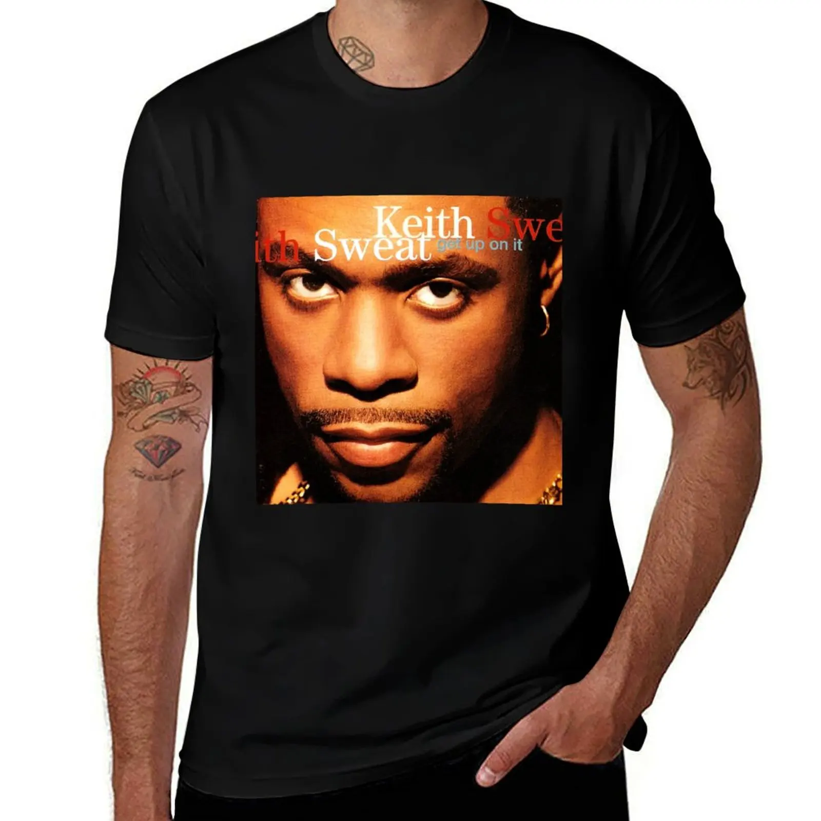 Keith Sweat get up on it T-Shirt Simple Casual Short Sleeve Cotton T-Shirt