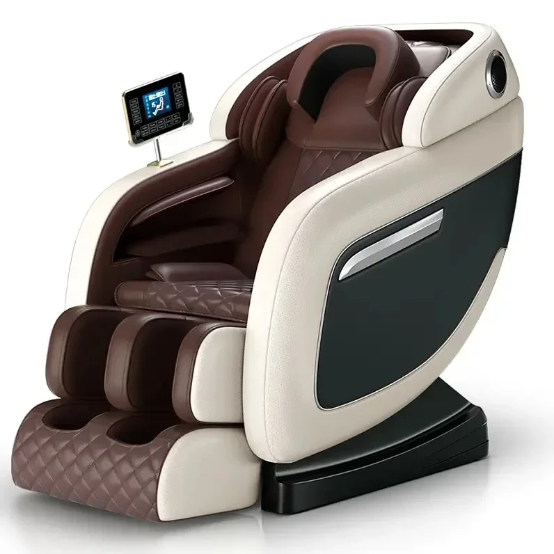 Shiatsu Zero Gravity 4D Heating Control Lift Up Sofa Full Body Massage Chair with LCD Controller for Personal Health Care