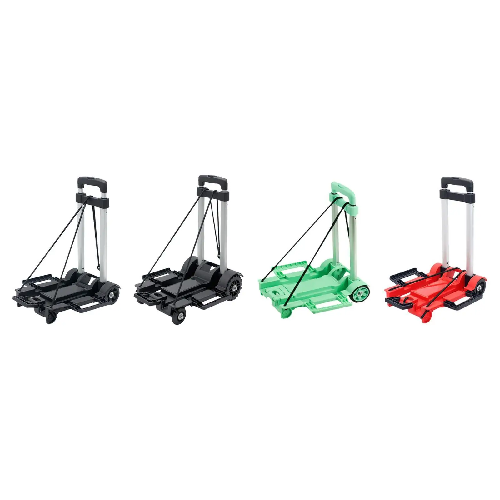 Folding Hand Truck, Utility Cart, Shopping Cart, Reliable And Sturdy Folding Cart, Luggage Cart for Moving