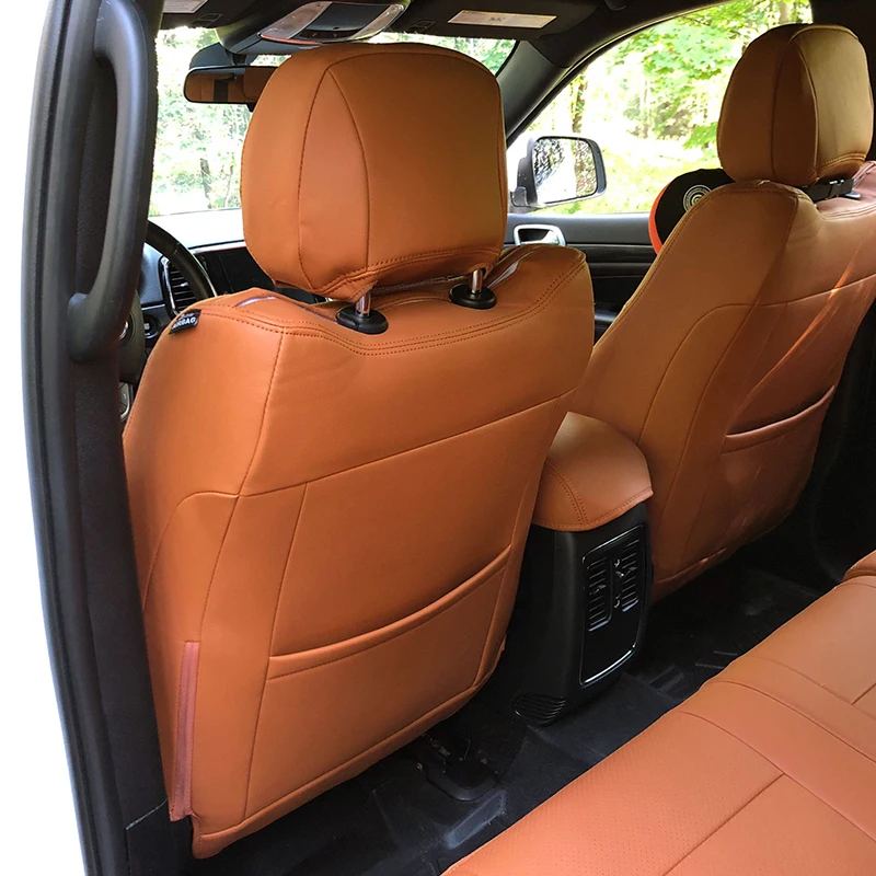 Picture 5: Custom Car Accessories Seat Covers Full Set Middle Perforated  Specific for 2007/2021 Jeep Grand Cherokee model Laredo (WK2)