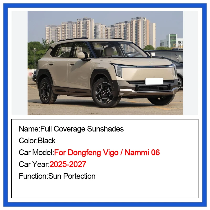 Sunshades For Dongfeng Vigo Accessories 2025 2026 2027 Evolute i-JOY Nammi 06 Car Mesh Window Sun Visor Magnetic Privacy Curtain
