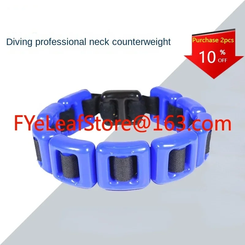 Free diving weight d neck adjustable  lead block neck  collar deep pool training