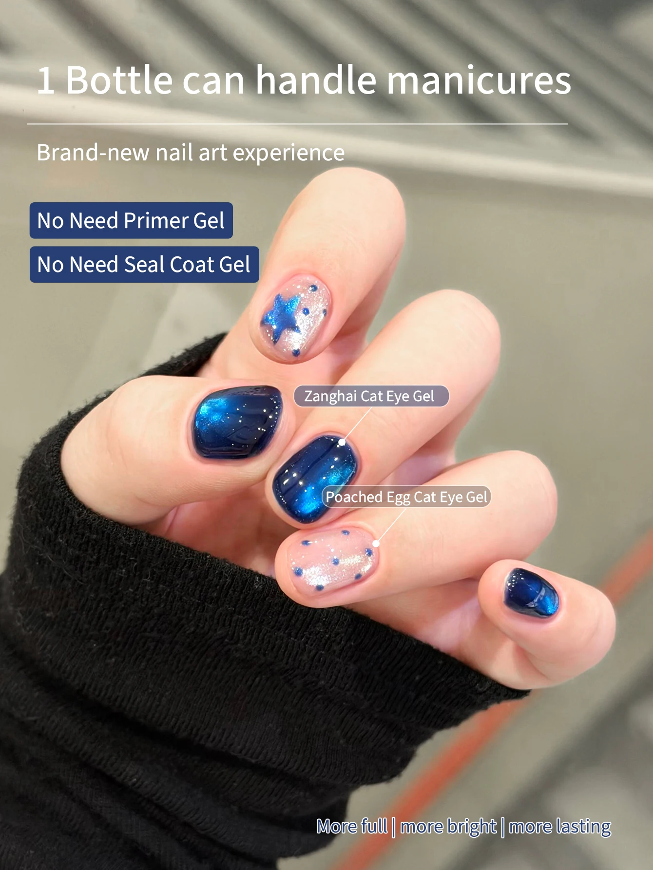 Nail Art One Stroke - Kit de 2 peças de esmalte
