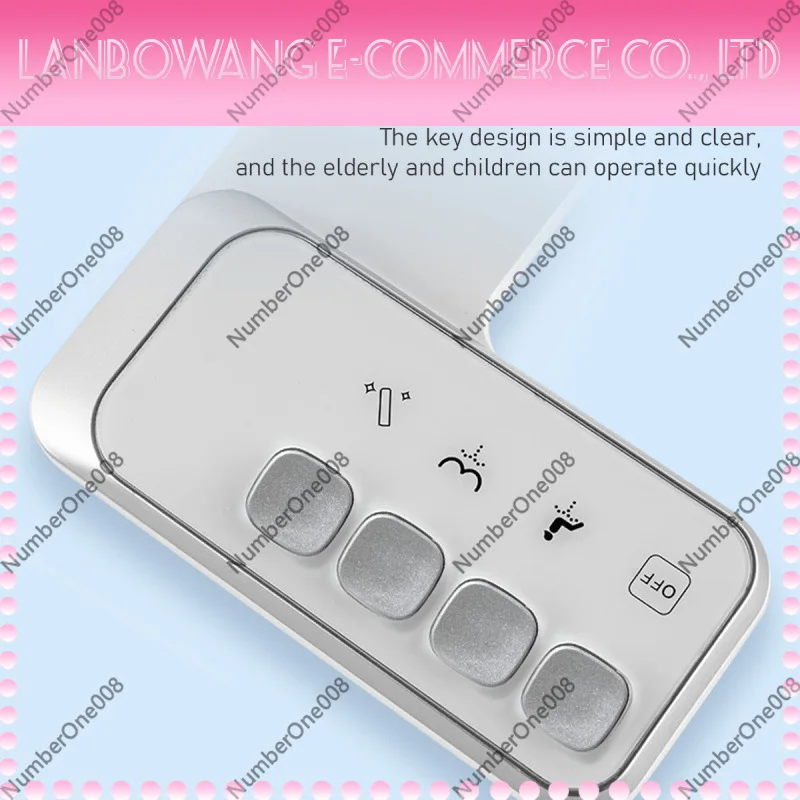 No-Electric Easy Install Ultra-Thin Quick-Release Bidet Cleaner Toilet Washer Personal Hygiene Device