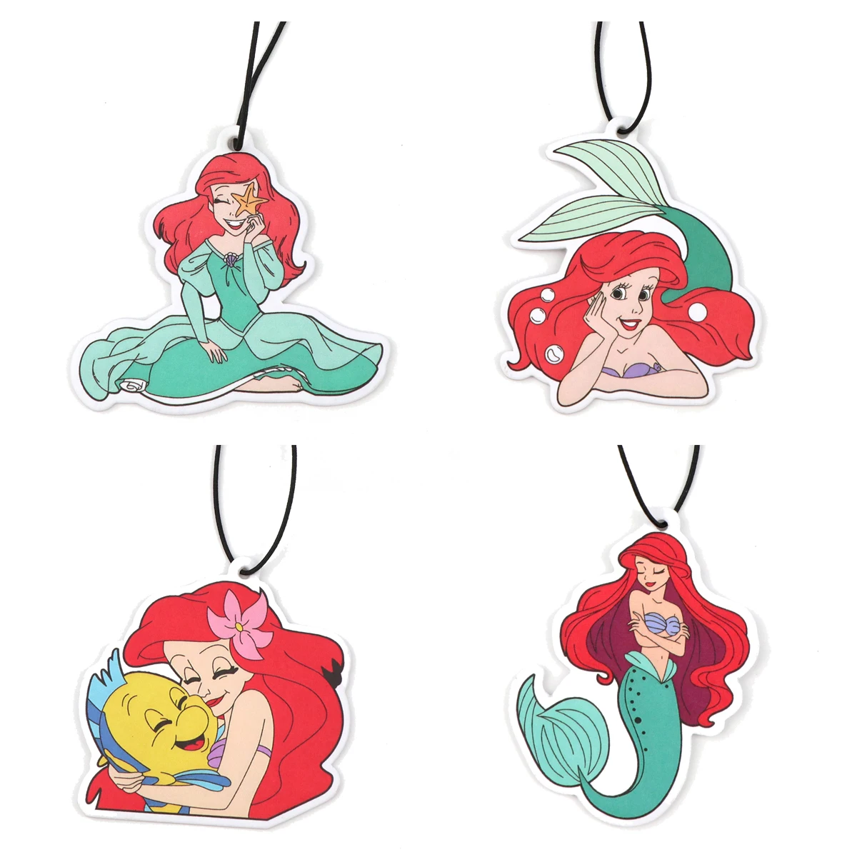 

Pretty Mermaid Fragrant Paper Auto Interiors Car Fragrance Cabinet Bedroom Air Freshener Hangings Solid Perfume Gifts for Friend