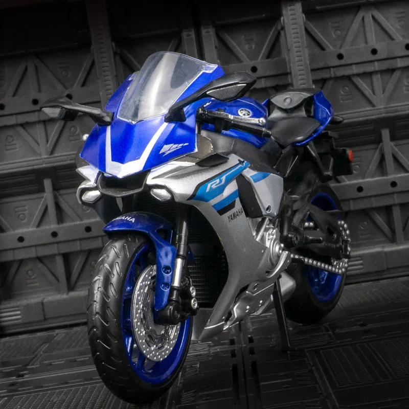 1:12 Yamaha YZF-R1 Classic Motorcycle Alloy Diecast Motorcycle Model Trendy Display Ornament Collection Decorative Gift Boys