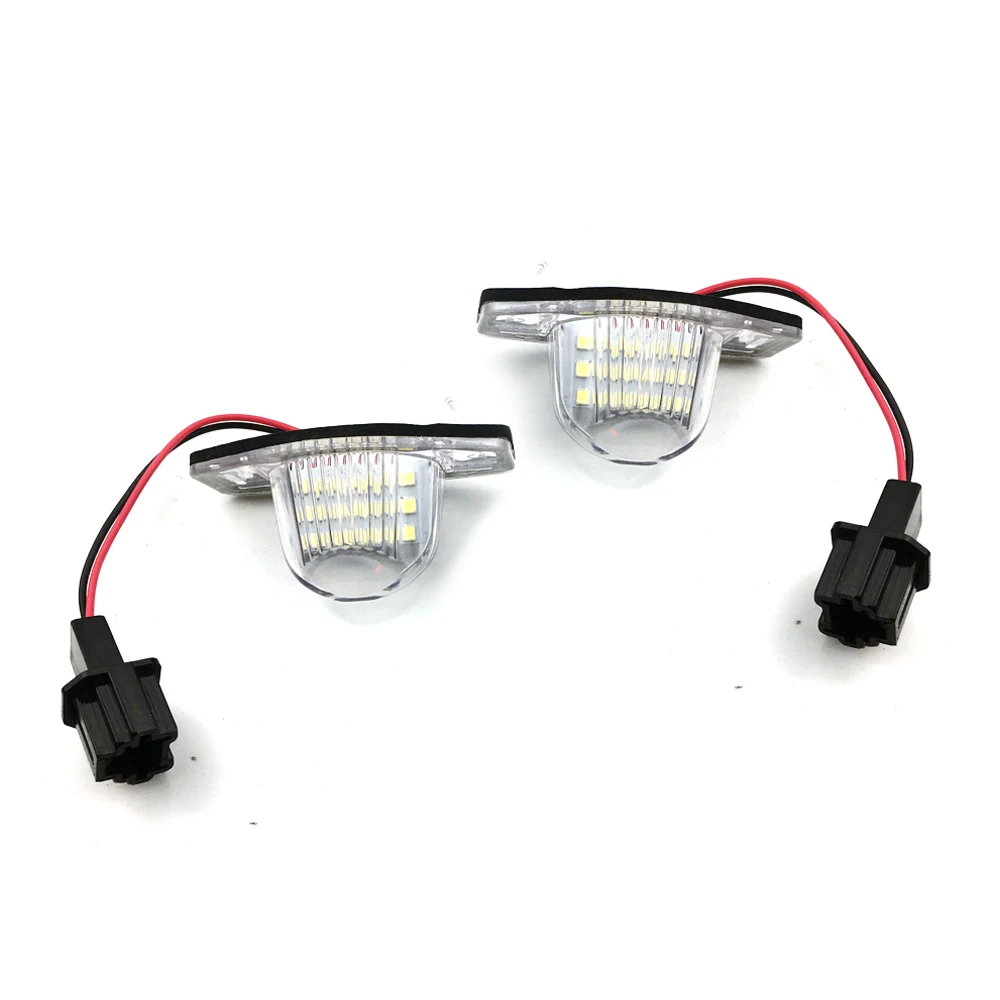 لوحة ترخيص للسيارة بإضاءة LED خالية من الأخطاء في السيارة طراز Crv Fit Jazz Crosstour Odyssey Stream لوحة ترخيص بعلامة تجارية مجانية HRV FRV