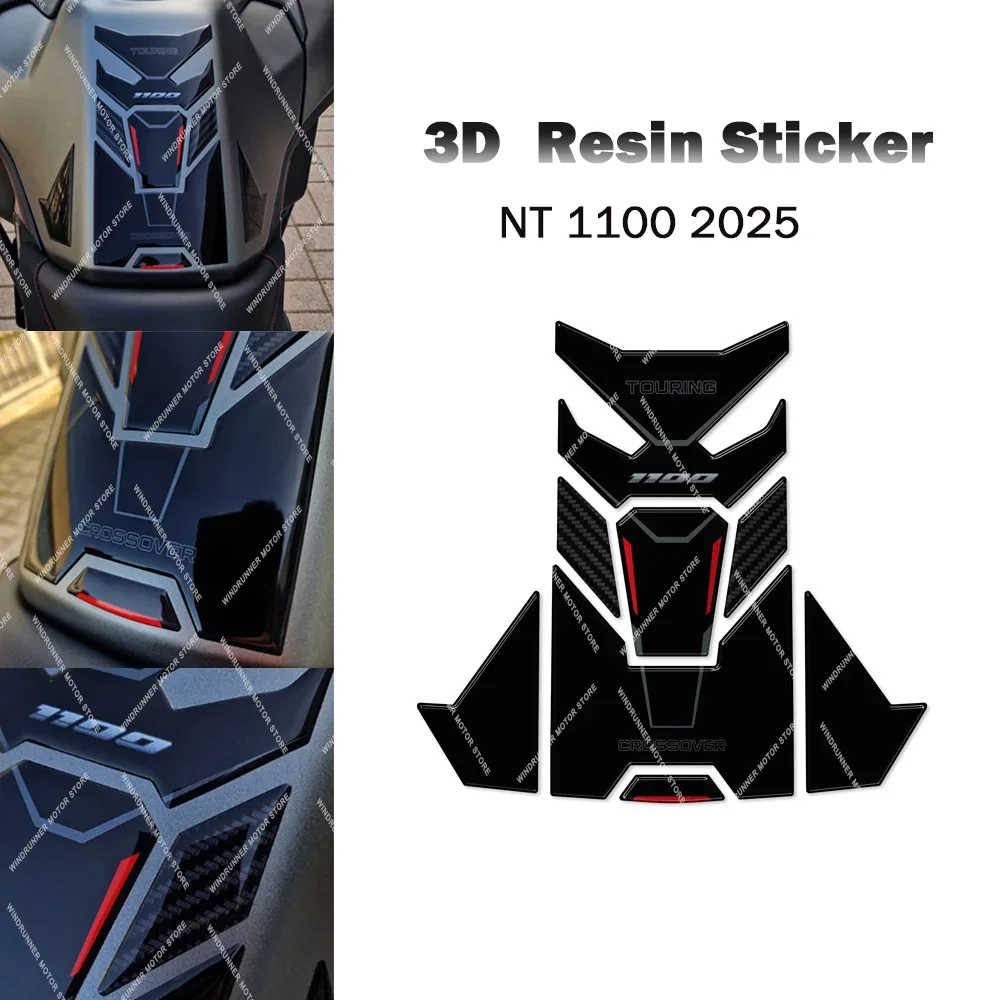 

​For Motorcycle Tank , 3D Gel Epoxy Resin Adhesives, Accessories, NT1100, NT 1100, 2020-2025
