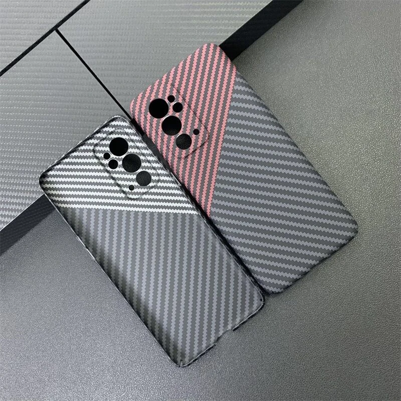 Matte Ultra Thin Hard Case For Oneplus 9 Pro 9 RT 9R 8 8T PC Carbon Fiber Texture Pattern Phone Cover For One Plus 9RT 9Pro 8Pro