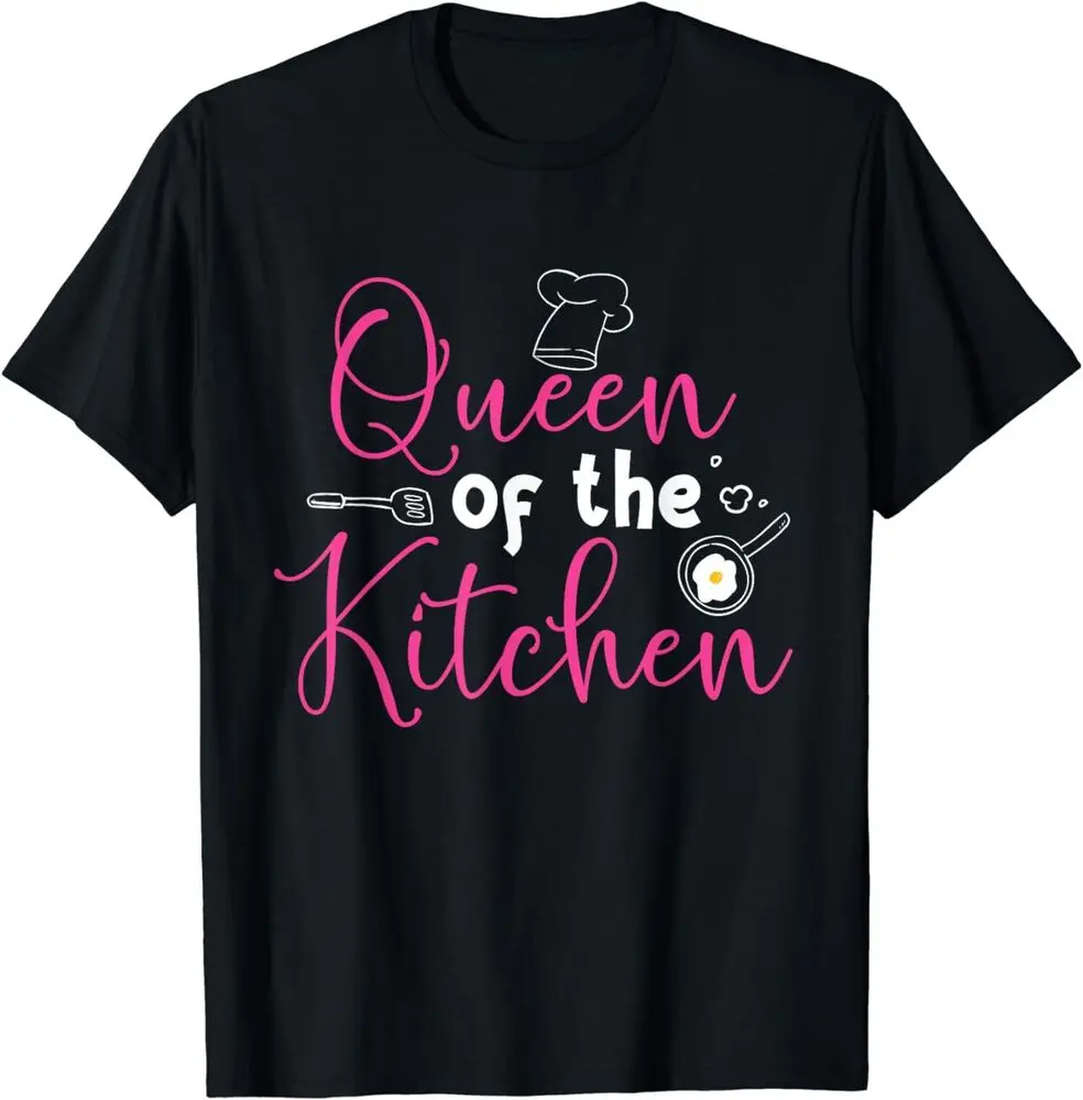 Cooking Queen Kitchen Funny Gift For Chef Culinary Student T-Shirt Unisex T-shirts For Man Woman Short Summer Tees