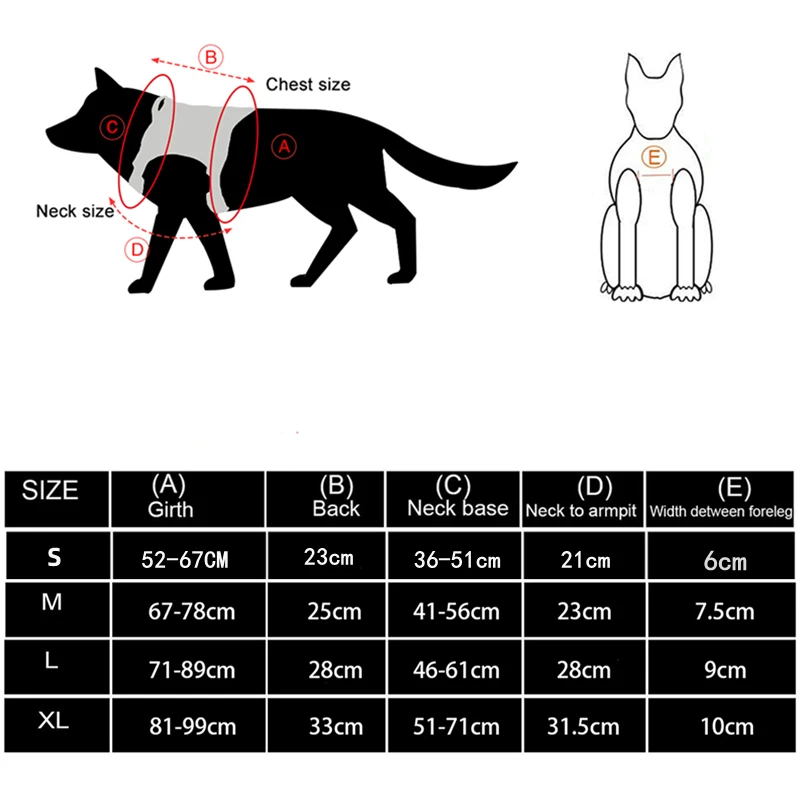 Großes Hundegeschirr und Leine-Set für Haustiere, Deutscher Schäferhund, Malinois, Trainingsweste, Hundegeschirr und Halsband-Set für alle Rassen, Hund – Detail 7
