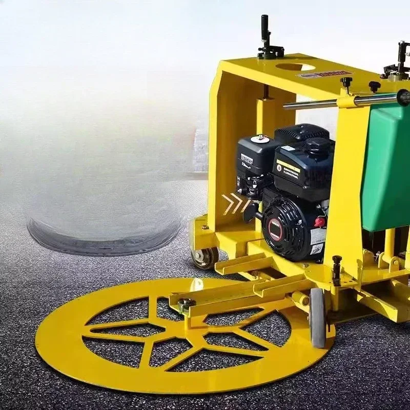 Manhole cover round cutting machine Hand push asphalt road concrete round road cutting machine