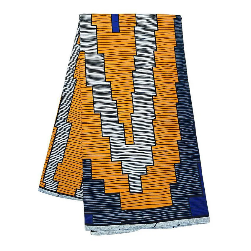 أنقرة نسيج القطن النيجيري الأفريقي Hollandais الهولندية فساتين الشمع الأقمشة المنسوجة #4