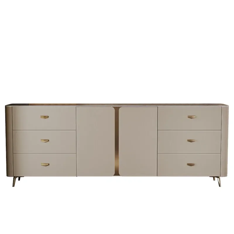Classic Hydraulic Living Room Cabinet Premium Rolling Storage Cabinet Nordic Easy Clean Armario Sala Living Room Furniture