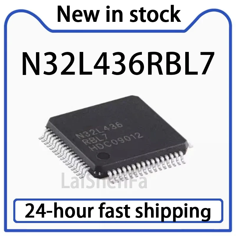 1PCS N32L436RBL7 LQFP-64 ARM Cortex-M4 32-bit Microcontroller MCU Stock