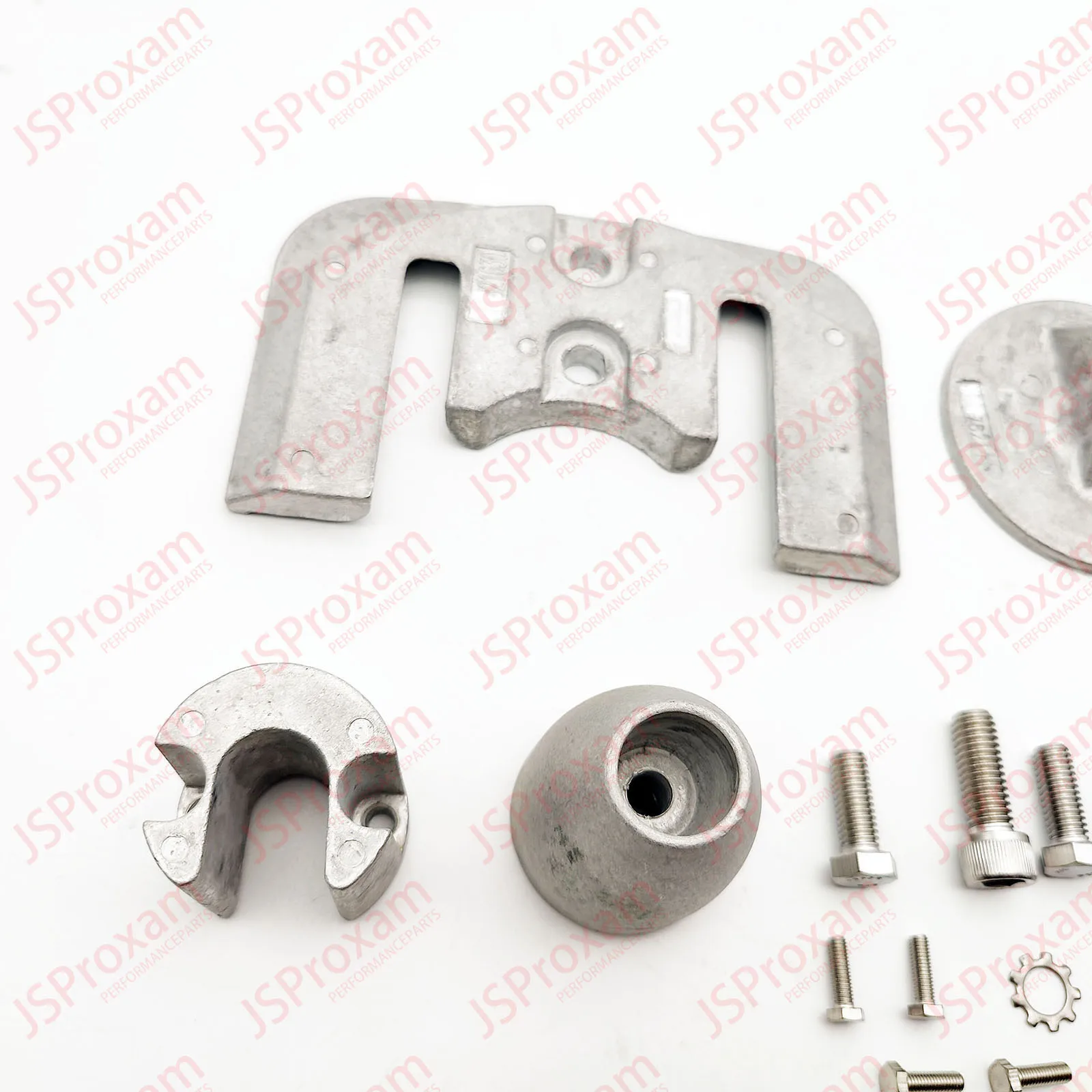 888761Q04 Replaces Fit For Mercruiser PM10165A 20805AL Bravo 3 New Aluminum Anode Kit -present w/ hardware