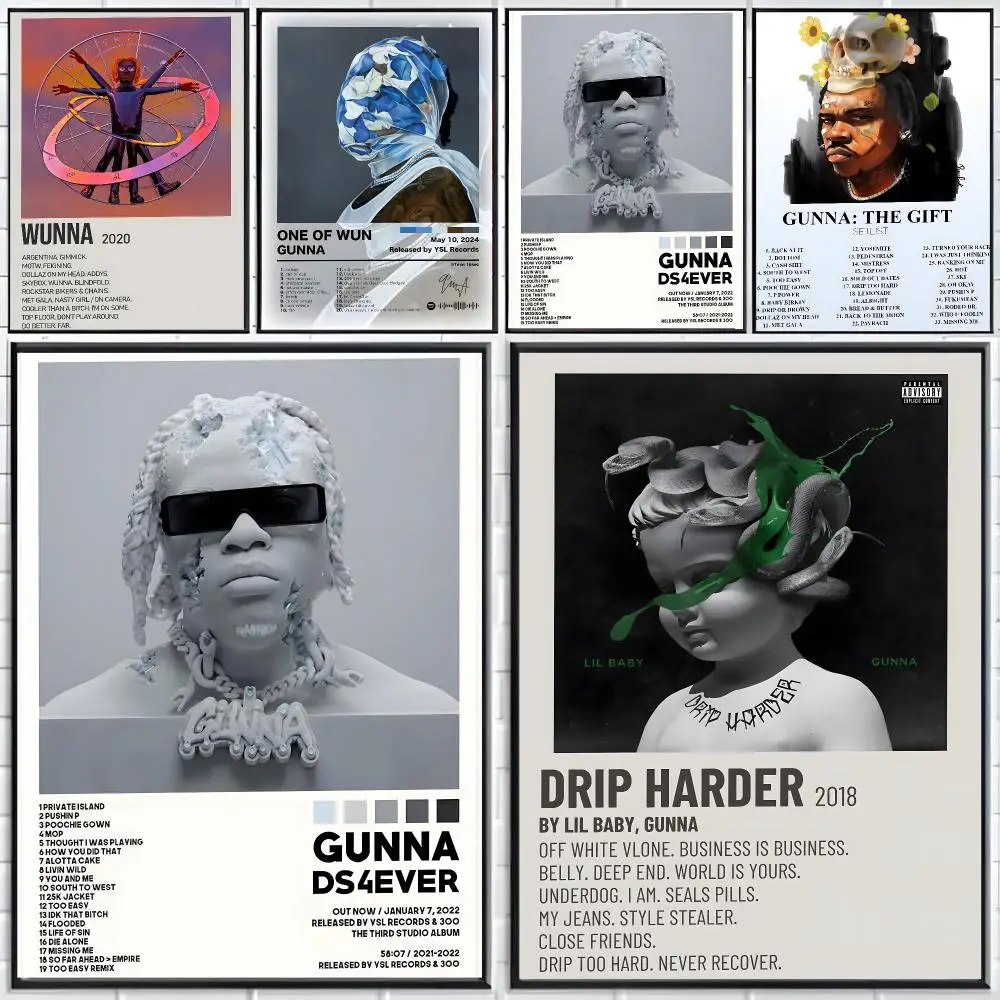 rapper hiphop G-Gunna Poster Distinct Home Decor Concepts Chic Indoor Art Pieces