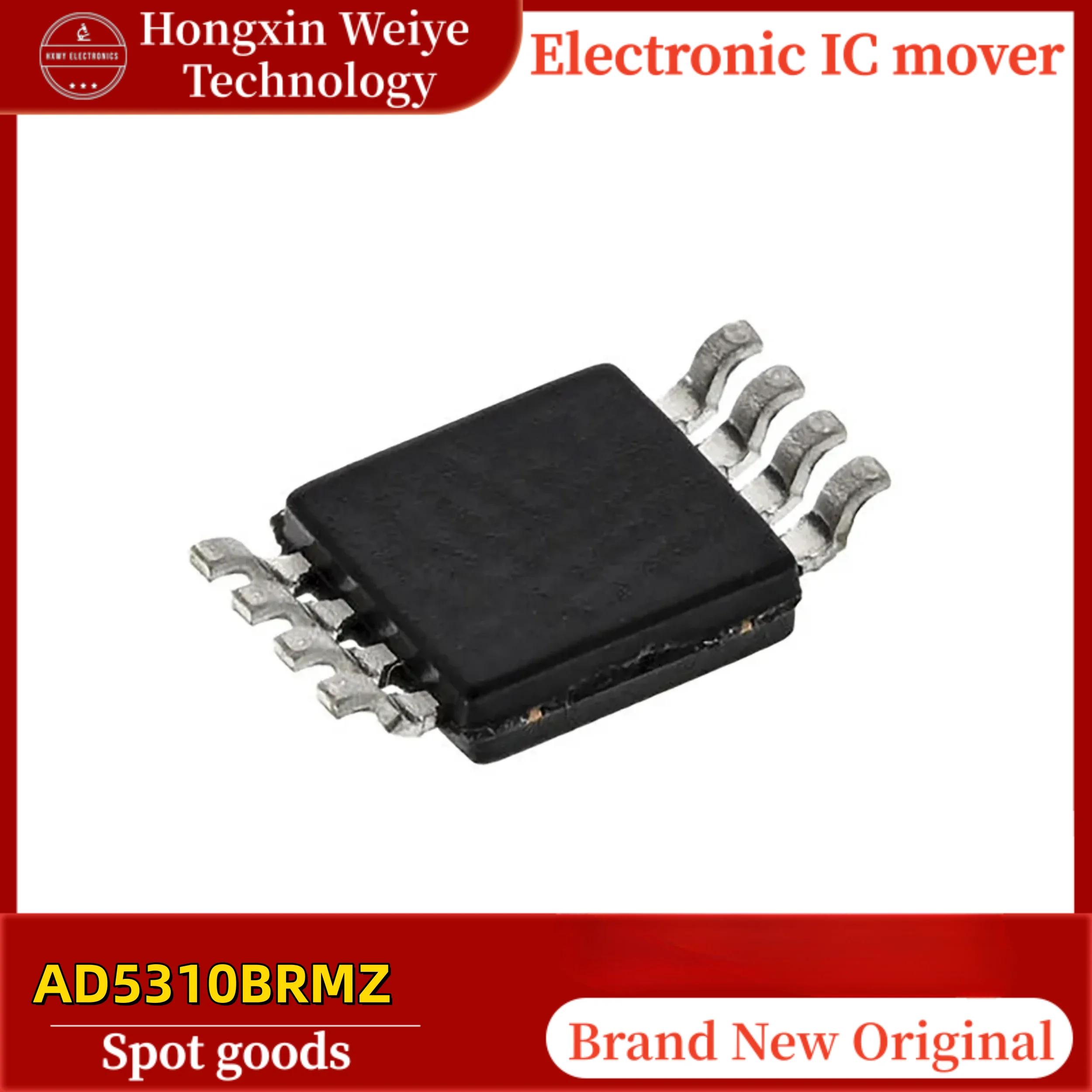 2/10 PCS AD5310BRMZ AD5310 D3B MSOP-8 Digital-to-Analog Converter (DAC) IC Chip Brand New In Stock