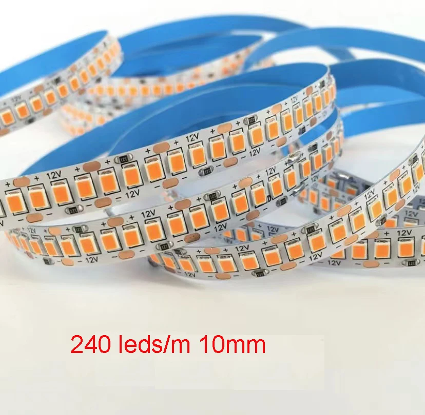 5m Orange Amber Flame LED Flexible Strip 1800k 1900k  240 leds/m 120 leds/m 12v Soft Flexible Tape Waterproof Orange  Cabinet