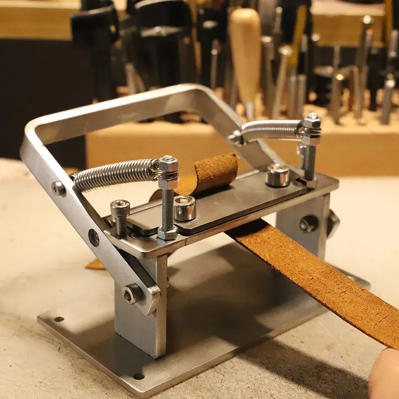 Custom leather thinning machine,cowhide material,belt thinning vegetable tanned leather shovel thin leather engraving thinner