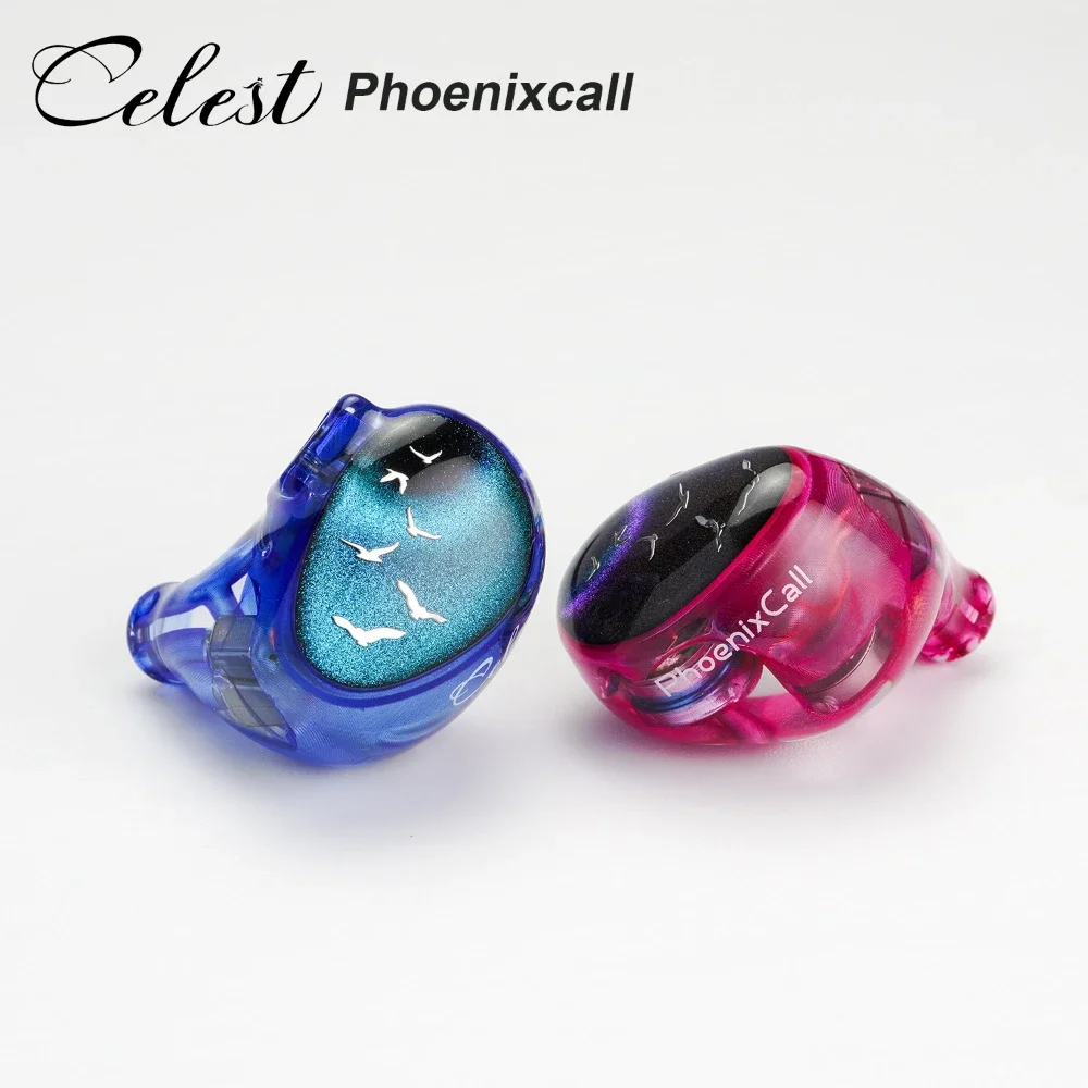 

Наушники-вкладыши Kinera Celest Phoenixcall 1DD + 2BA + 2 Micro Planar, Hi-Fi 5 гибридных драйвера, IEMs с 2-контактным кабелем