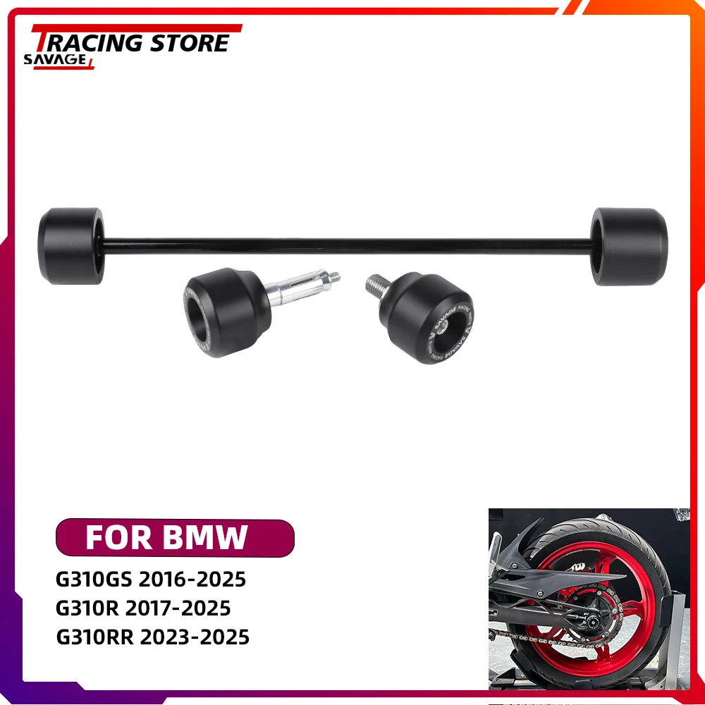 

2025 Motorycle Wheel Axle Spindle Swingarm Slider Guard Crash For BMW G310GS G310R G310RR G 310GS 310R 310RR Falling Protection