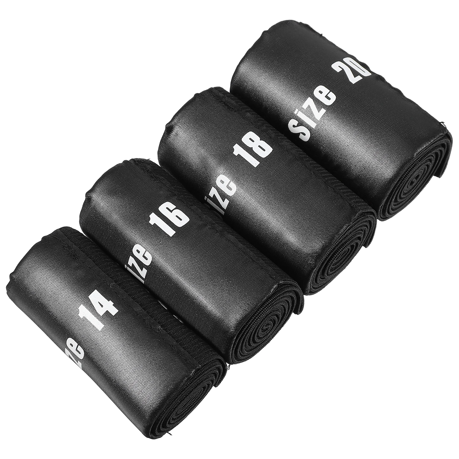 

4 Pcs Silencer Tape Mute Pad Drumming Practice Elastic Belt Portable Parts Instrument Cymbal Mute Pad Accessories