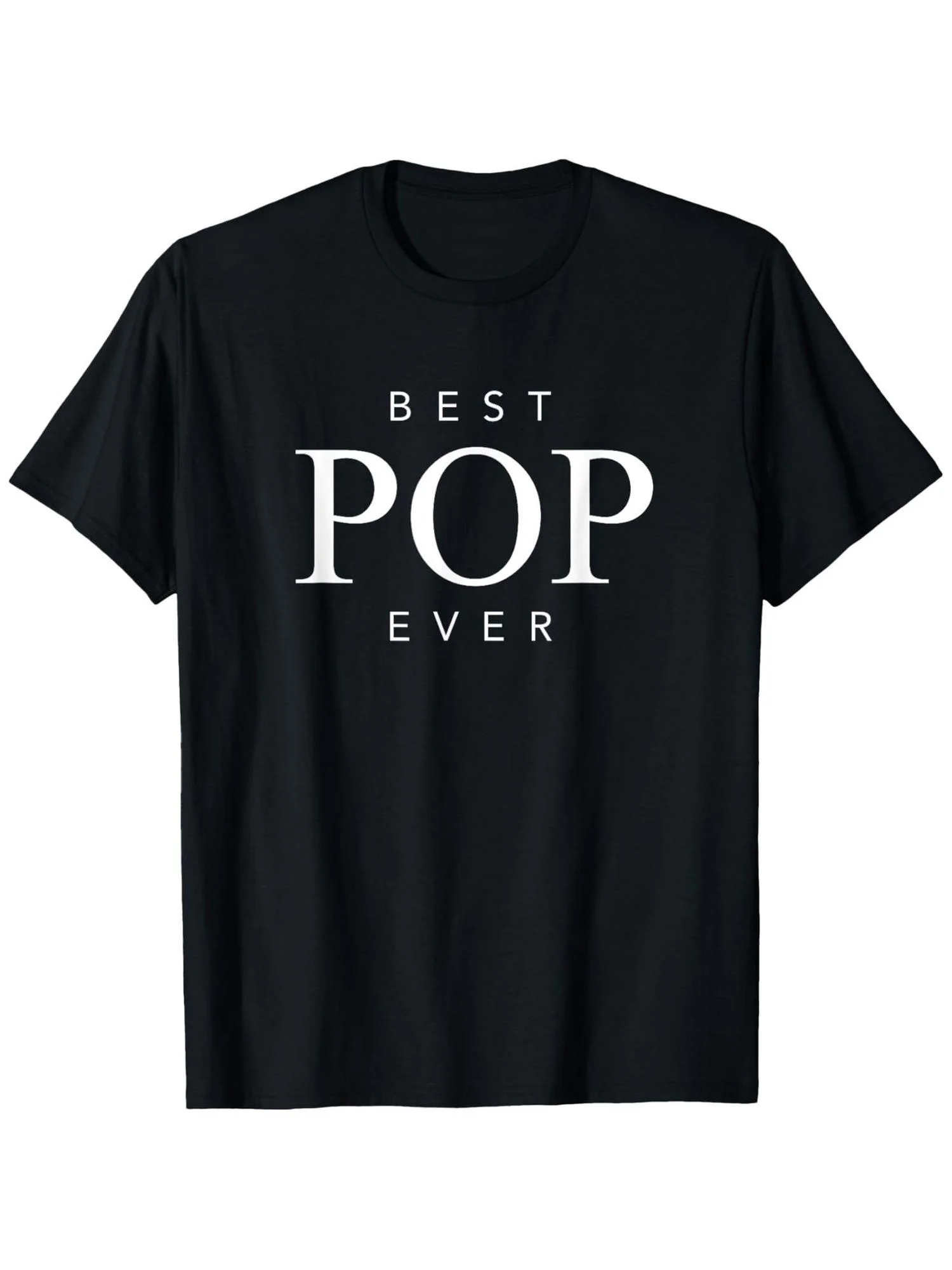 Best Dad Ever Funny Grandpa T-Shirt, Black Short Sleeve, Perfect Gift for Dad or Grandpa