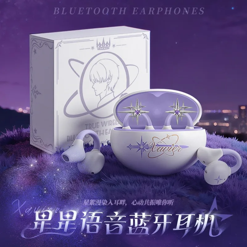 Anime Game Love en Deepspace Cosplay Xavier Oorclip Draadloze Bluetooth-oortelefoon Oorbellen Hoofdtelefoon