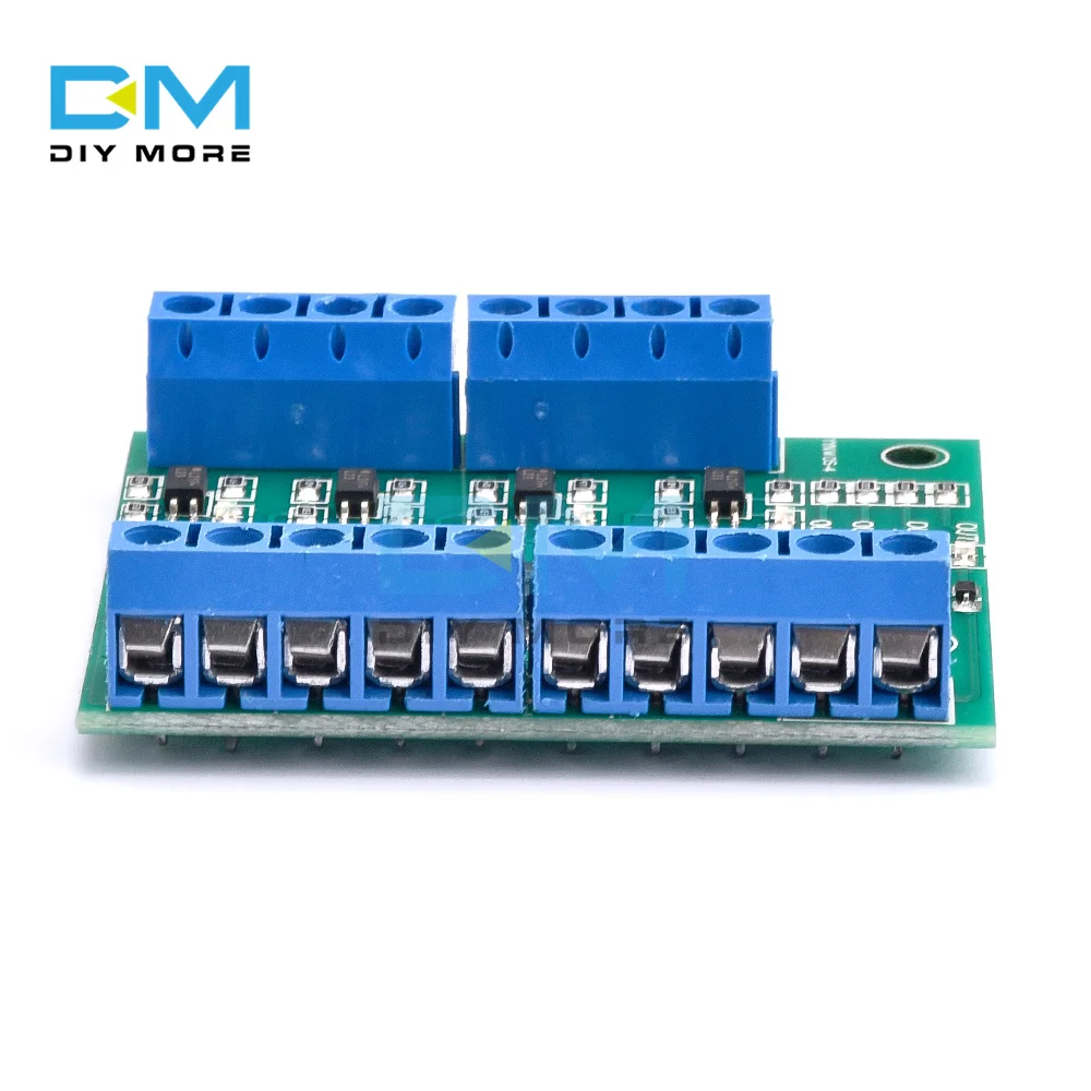 4 Channel MOS Optocoupler Isolation Drive Module DC 3-20V PLC Amplifier Circuit Board PWM 3-20V to 3.7-27V 10A