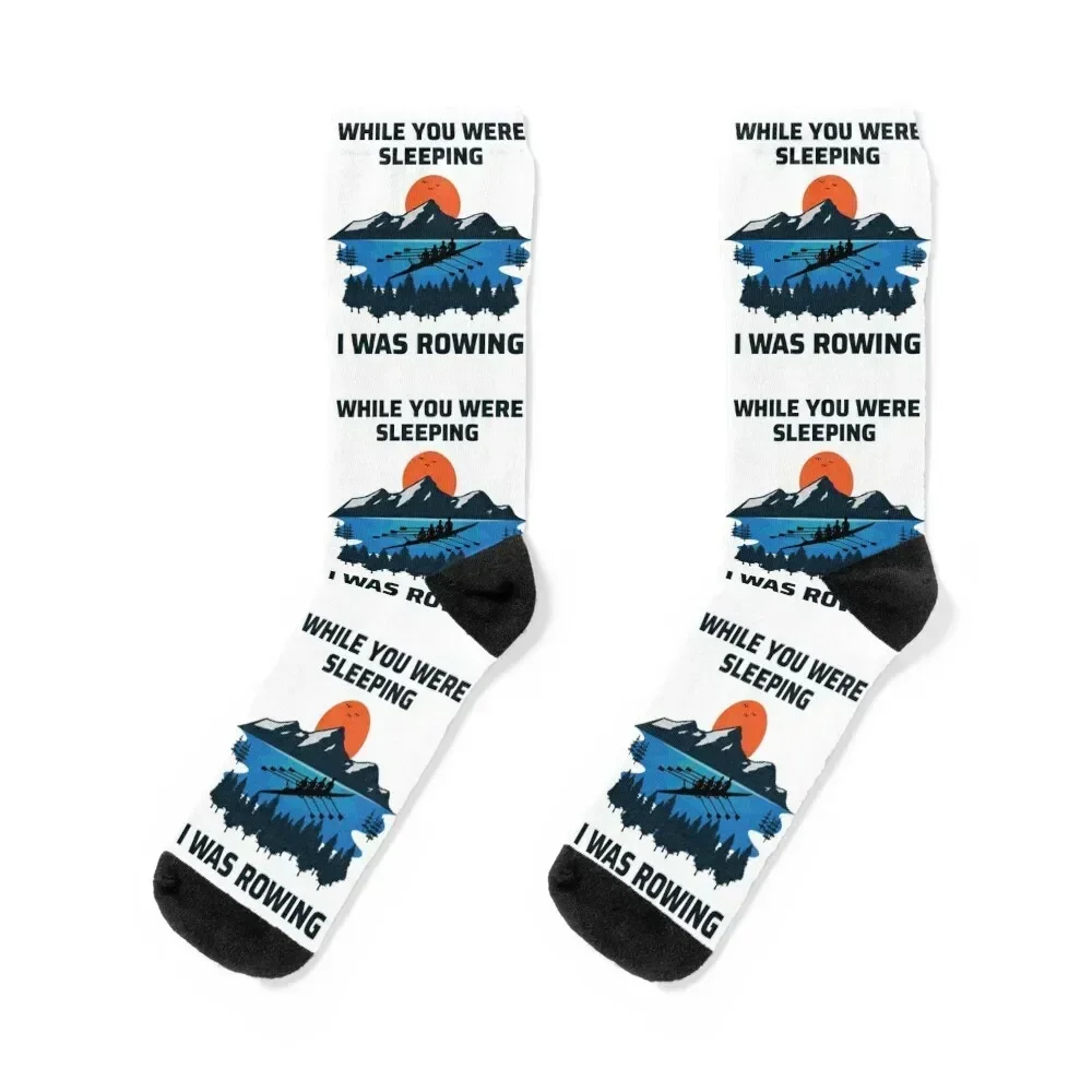 Crew Rowing Row Team Boat Oar Rower Funny Gift Socks Argentina compression loose Soccer Boy Child Socks Women's