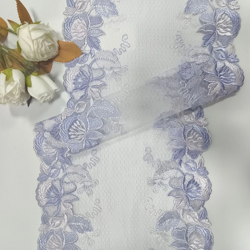 

40Yards Pink Yellow Embroidery Lace Trim Skirt Hem Underwear Sewing Acces Craft DIY Apparel Fabrics 2025