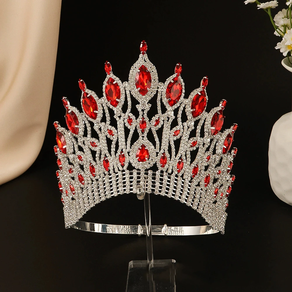 

Новая мода в европейском и американском стиле, корона невесты в стиле барокко, свадебный аксессуар, модель, шоу, конкурс красоты, диадемы, головной убор