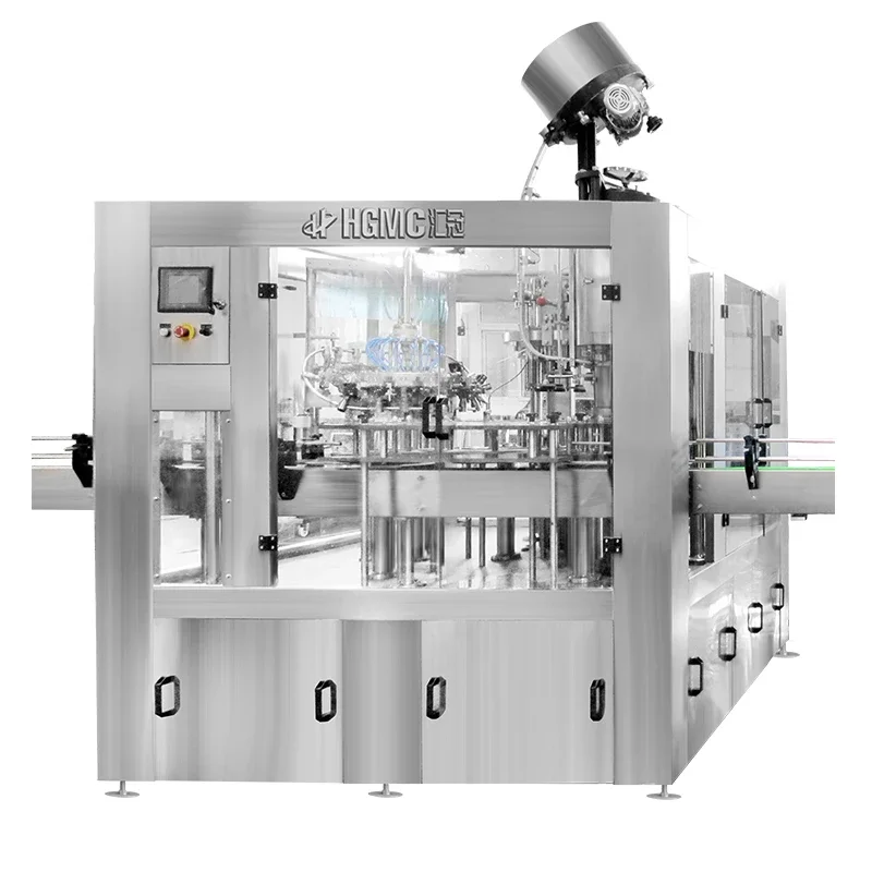 carbonated soft drink production line/soda glass bottle filling machine/beer bottling machine