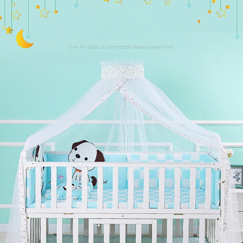 Summer Mosquito Net Baby Canopy Bed Net Stand Infant Cot Dom