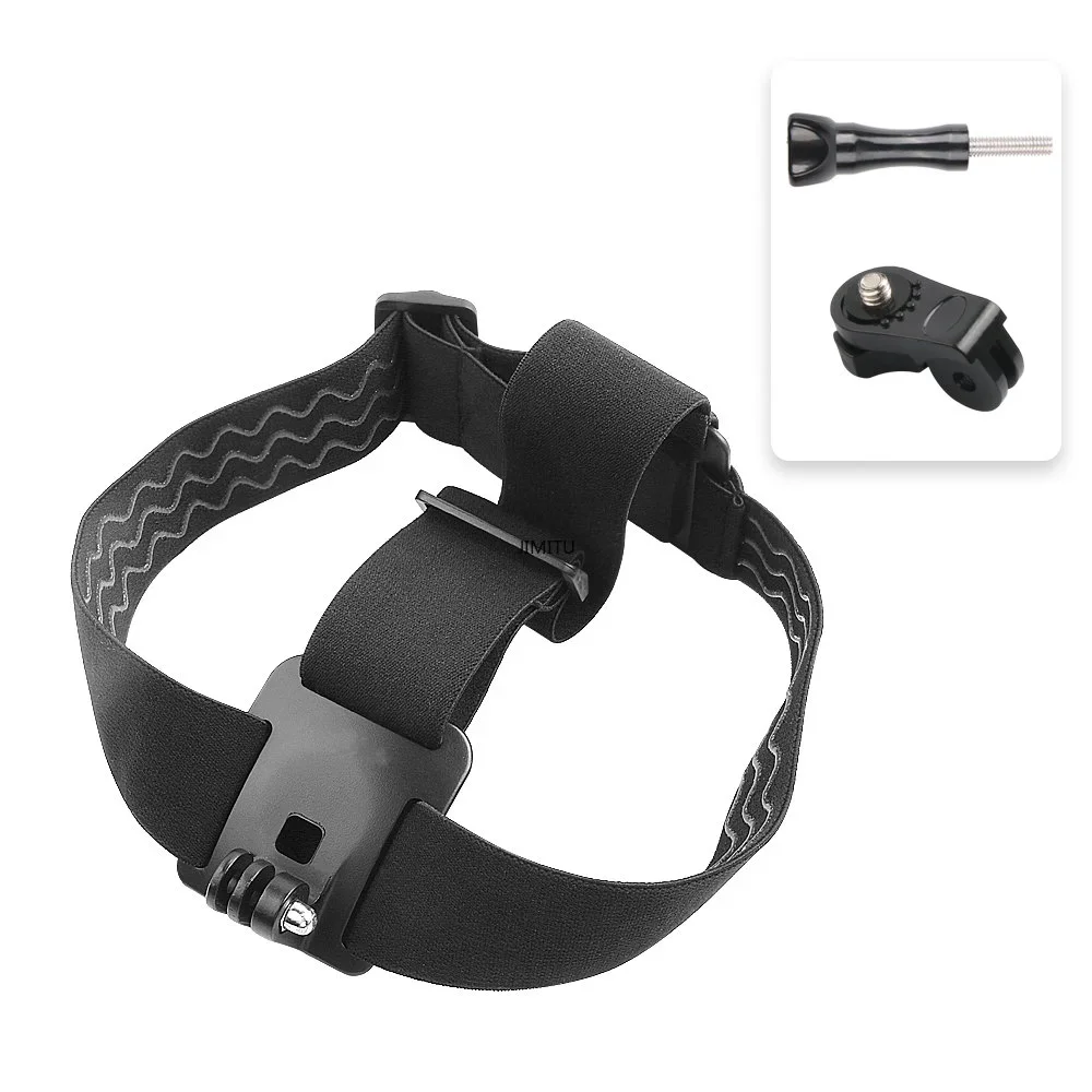 Cintura di montaggio fascia regolabile per cinturino per la testa per Gopro Hero 12 11 10 9 8 7 6 5 4 3 accessori per videocamera d'azione sportiva