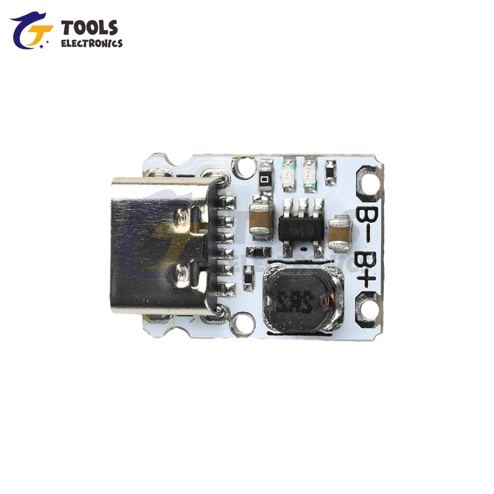 Module de Charge/décharge de batterie Li-ion DC 5V 1,2 a, carte d'alimentation Boost de Type C avec Protection contre les surcharges/surintensités