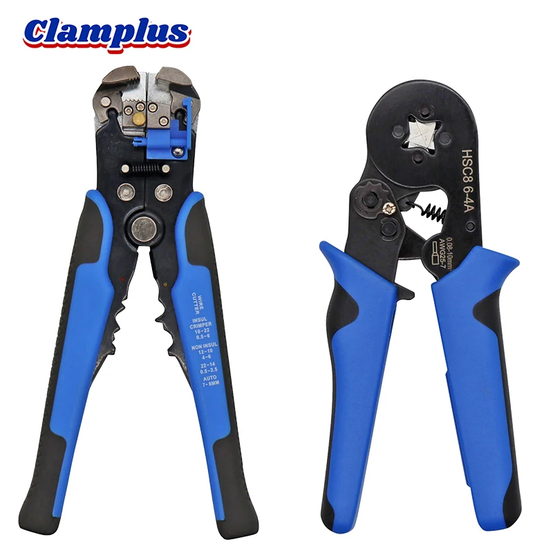 HS-D1/HSC8 6-4A Wire Stripping Tool Crimping Plier Self-adjusting 8