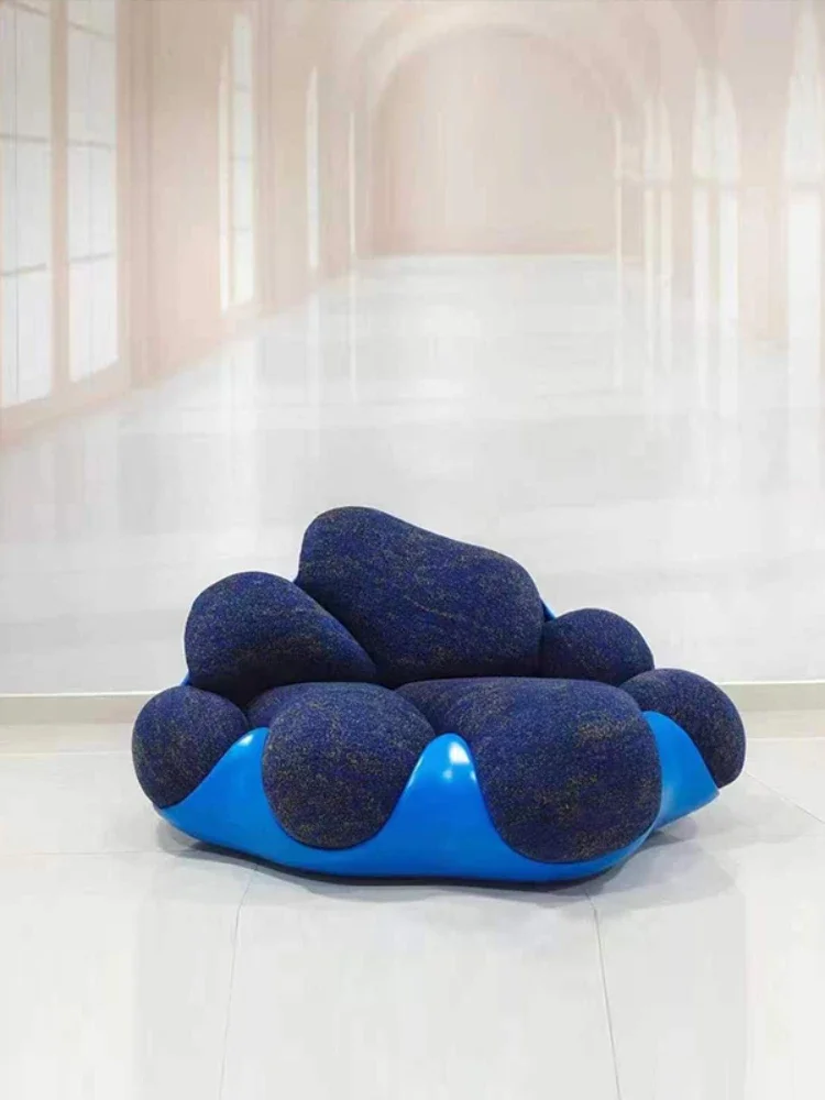 Minimalist FRP Cloud Chair Designer Creative Art Hotel Villa Rest Area Special-Shaped Leisure Sofa