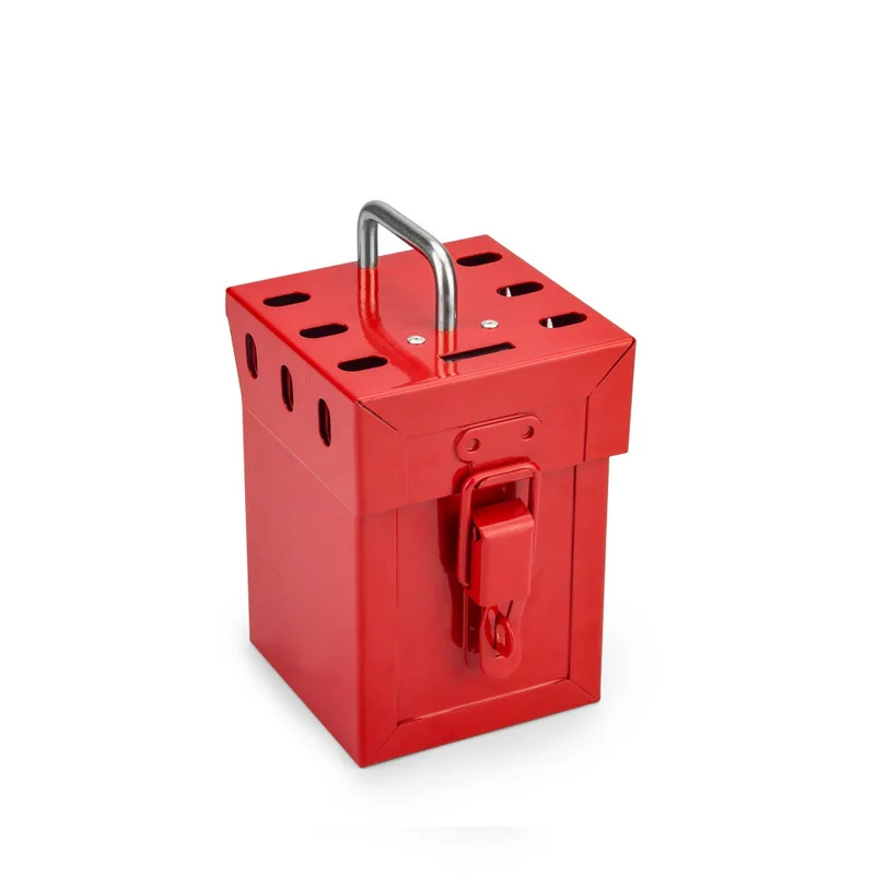 

Industrial Safety Lock Portable Multi Person Management 6-hole Storage Box Shared Lock Box